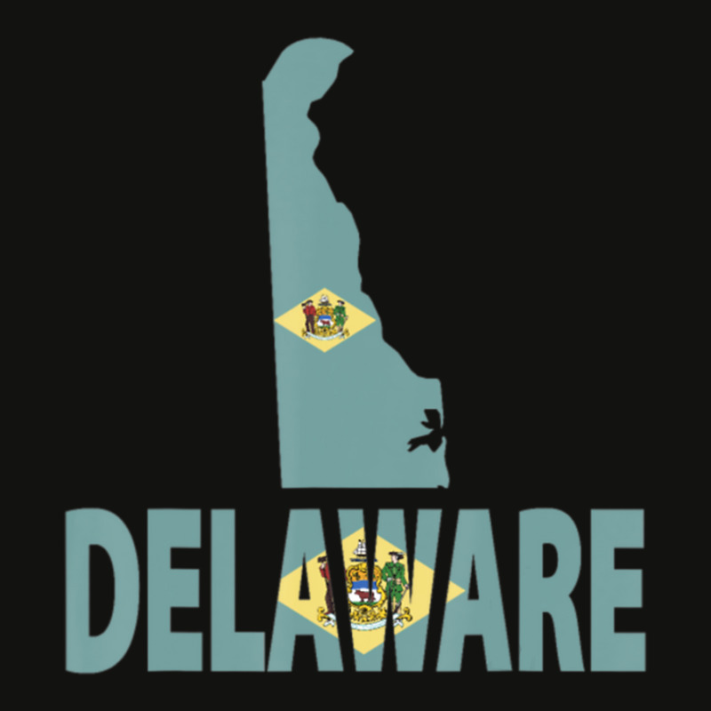 Vintage Delaware State I Love Delaware Home State Scorecard Crop Tee | Artistshot