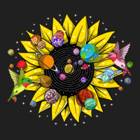 Solar System Sunflower, Solar System Sunflower Art, Solar System Sunfl Ladies Polo Shirt | Artistshot