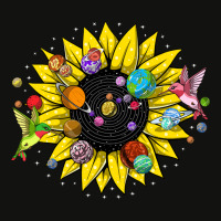 Solar System Sunflower, Solar System Sunflower Art, Solar System Sunfl Scorecard Crop Tee | Artistshot