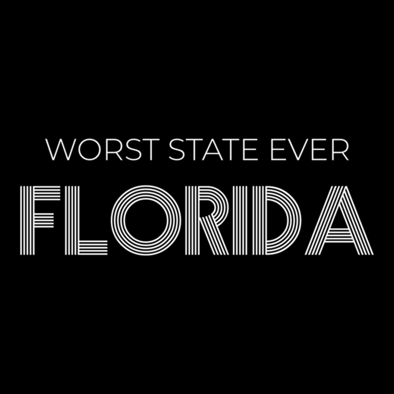 Worst State Ever Florida Cropped Hoodie by NADLIEDUMAS | Artistshot