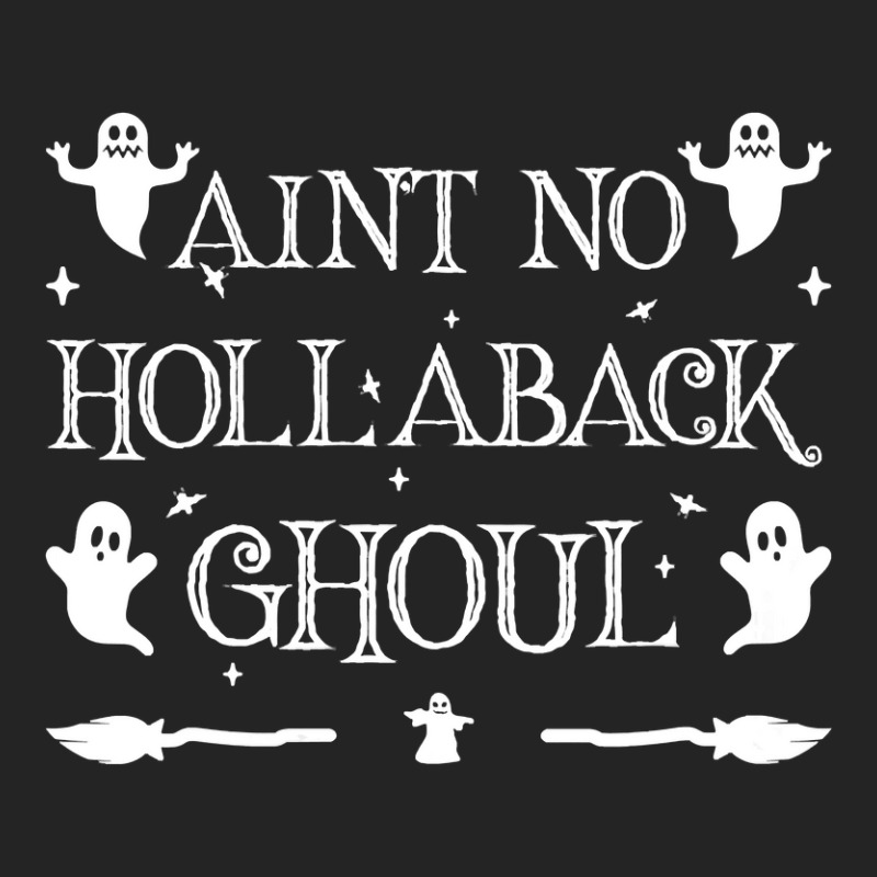 Womens Ain't No Hollaback Ghoul Halloween Boo Halloween Costume Vneck 3/4 Sleeve Shirt | Artistshot