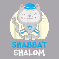 Shabbat Shalom Cat Lover Holy Day Judaism Yom Kippur T Shirt Youth 3/4 Sleeve | Artistshot