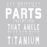 Funny Titanium Fractured Broken Ankle Surgery Baby Bodysuit | Artistshot