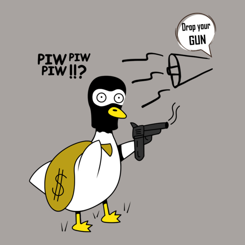 Duck With A Gun Racerback Tank by cm-arts | Artistshot