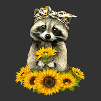 Sunflower Raccoon Lady, Sunflower Raccoon Lady Painting, Sunflower Rac Baby Bodysuit | Artistshot