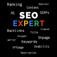 Website Ranking Marketing Manager Online Seo Expert T Shirt Baby Bibs | Artistshot