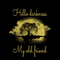 Hello Darkness My Old Friend Hippie Zipper Hoodie | Artistshot