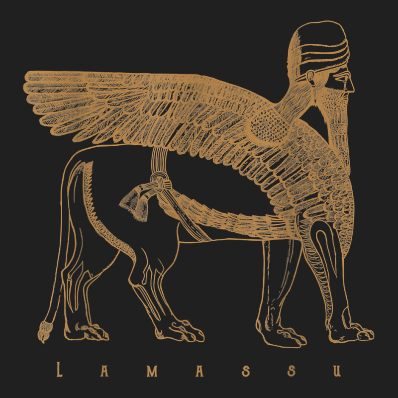 Lamassu Winged Lion Assyrian Sumerian Mesopotamia Ladies Polo Shirt by LaticiaSandgren | Artistshot