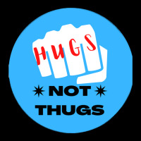 Hugs Not Thugs - Nice Men's Long Sleeve Pajama Set | Artistshot