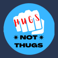 Hugs Not Thugs - Nice Men Denim Jacket | Artistshot