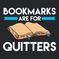 Bookmarks Are For Quitters Funny Reading Long Sleeve T Shirt Crewneck Sweatshirt | Artistshot