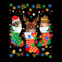 Cute Siberian Cat Kitten Christmas Socks Xmas T Shirt Adjustable Cap | Artistshot