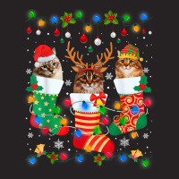 Cute Siberian Cat Kitten Christmas Socks Xmas T Shirt Vintage Cap | Artistshot