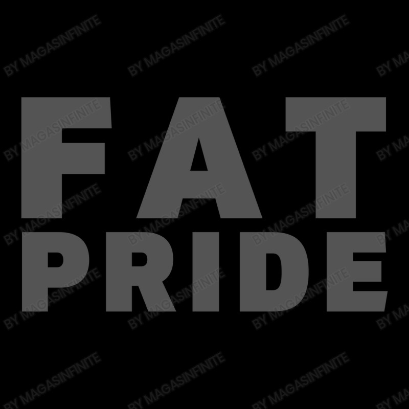 Fat Pride | Body Positivity (in Dark Gray Letters) Men's 3/4 Sleeve Pajama Set | Artistshot