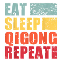 Eat Sleep Qigong Repeat T Shirt V-neck Tee | Artistshot