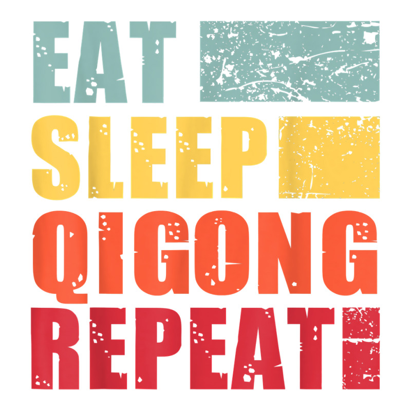 Eat Sleep Qigong Repeat T Shirt V-Neck Tee by alyshasur9x | Artistshot