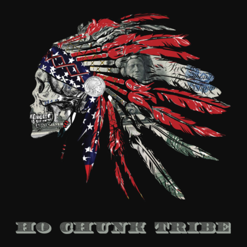 Ho Chunk Native American Indian Flag Money Headress Crop Top by cm-arts | Artistshot