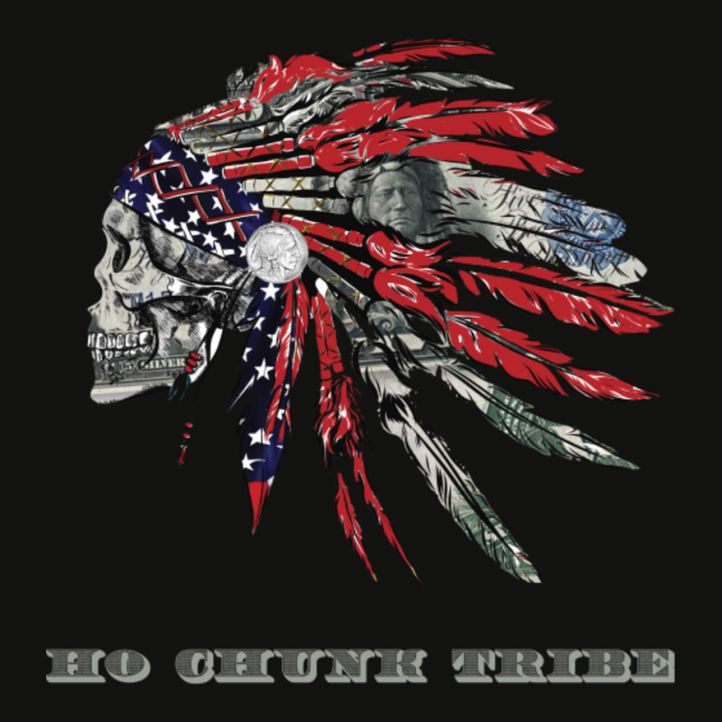 Ho Chunk Native American Indian Flag Money Headress Scorecard Crop Tee by cm-arts | Artistshot