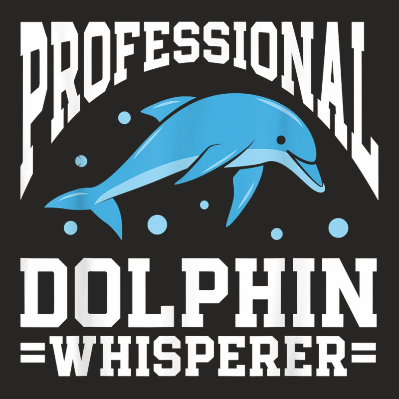 Marine Biology Science Marine Biologist Dolphin Whisperer T Shirt Ladies Fitted T-Shirt by cm-arts | Artistshot