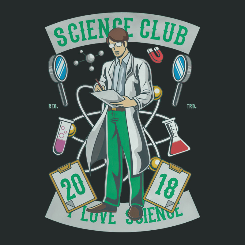 Science Club, I Love Science, Tennis, Science Fiction, Clone, Cool, Fe Women's Triblend Scoop T-shirt by SHOPTERR | Artistshot