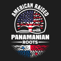 American Raised With Panamanian Roots Panama Panama Flag T Shirt Classic T-shirt | Artistshot