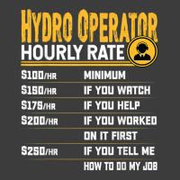 Hydro Operator Hourly Rate   Funny Hydro Operator T Shirt Men's Polo Shirt | Artistshot