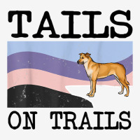 Chinook Tails On Trails Funny Dog Hiking T Shirt Adjustable Cap | Artistshot