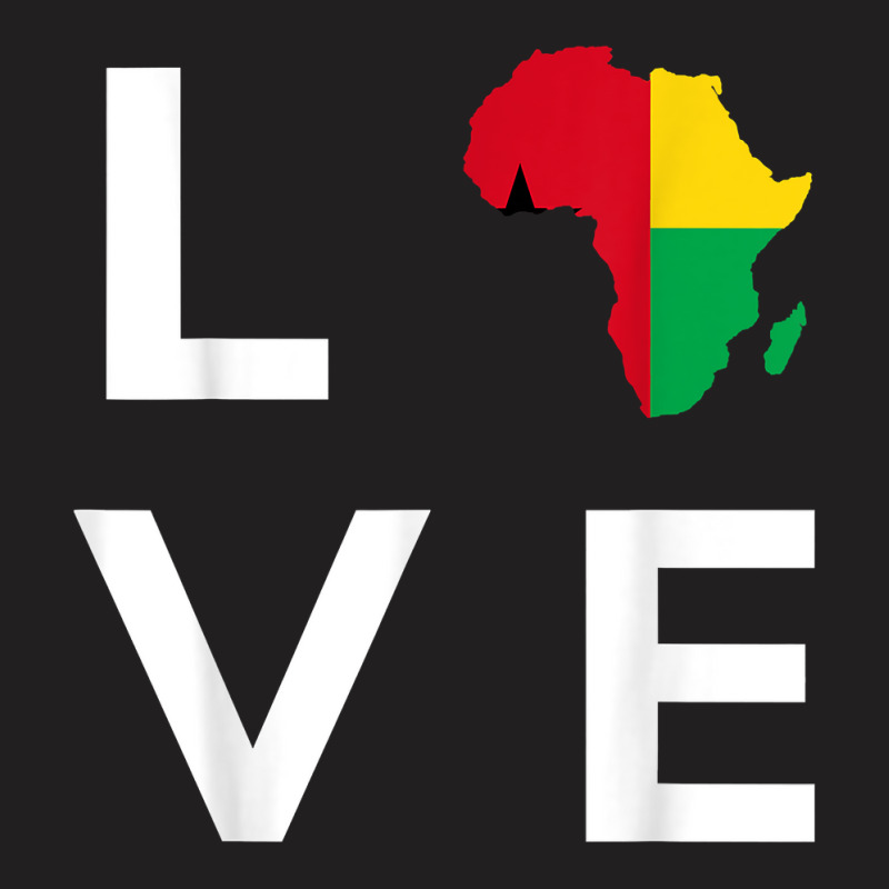 Guinea Bissau Flag Love Africa Continent For Guinea Bissauan T Shirt T-shirt | Artistshot