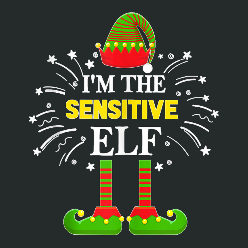 I'm The Sensitive Elf Family Matching Group Xmas Costume Tank Top Women's Triblend Scoop T-shirt by RogerKyleFox | Artistshot