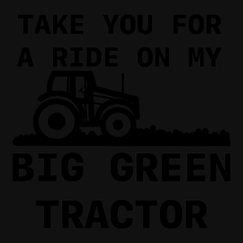 Big Green Tractor Landscape Canvas Print | Artistshot