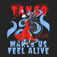 Latin Dance Makes Us Feel Alive Dancing Skeleton Tango T Shirt 3/4 Sleeve Shirt | Artistshot