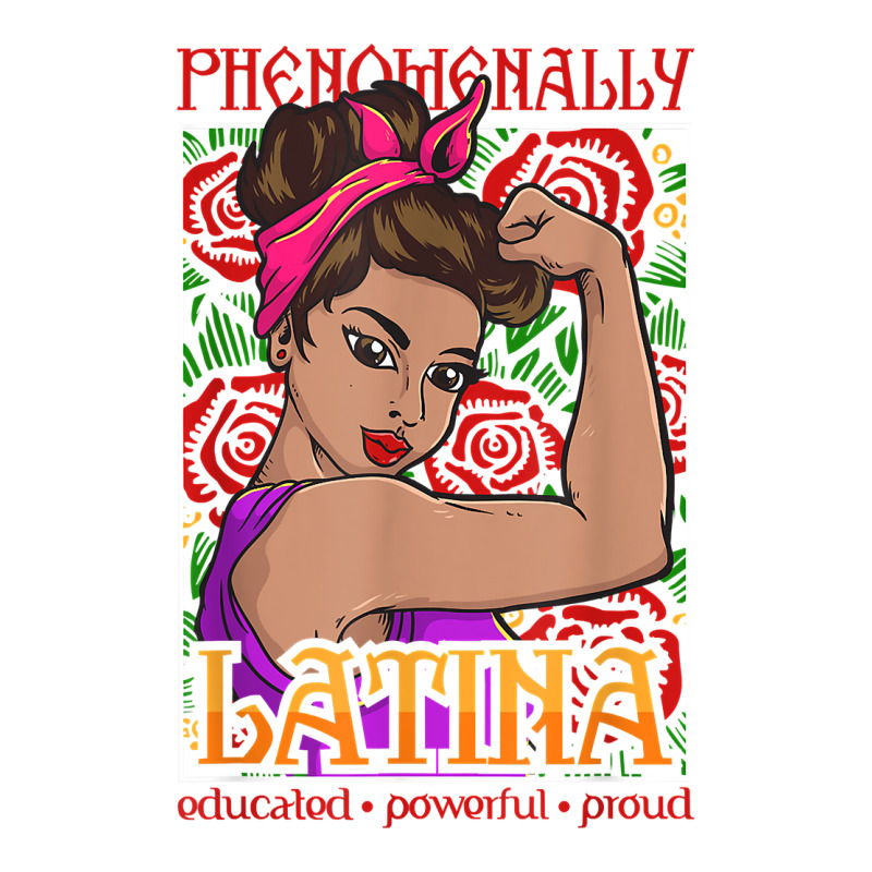 Phenomenally Latina Educated Powerful Proud, Latina Hispanic T Shirt Women's Pajamas Set by cm-arts | Artistshot