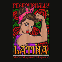 Phenomenally Latina Educated Powerful Proud, Latina Hispanic T Shirt Scorecard Crop Tee | Artistshot