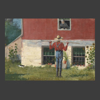 In The Garden (rustic Courtship) By Winslow Homer Men's Polo Shirt | Artistshot