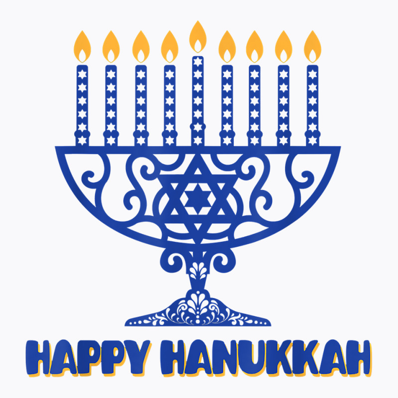 Menorah Happy Hanukkah Chanukah Jewish Holiday Menorah T Shirt T-shirt | Artistshot