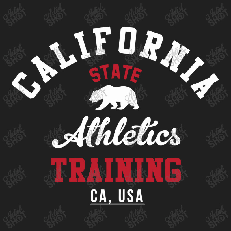 California State Athletics Training Drawstring Bags | Artistshot