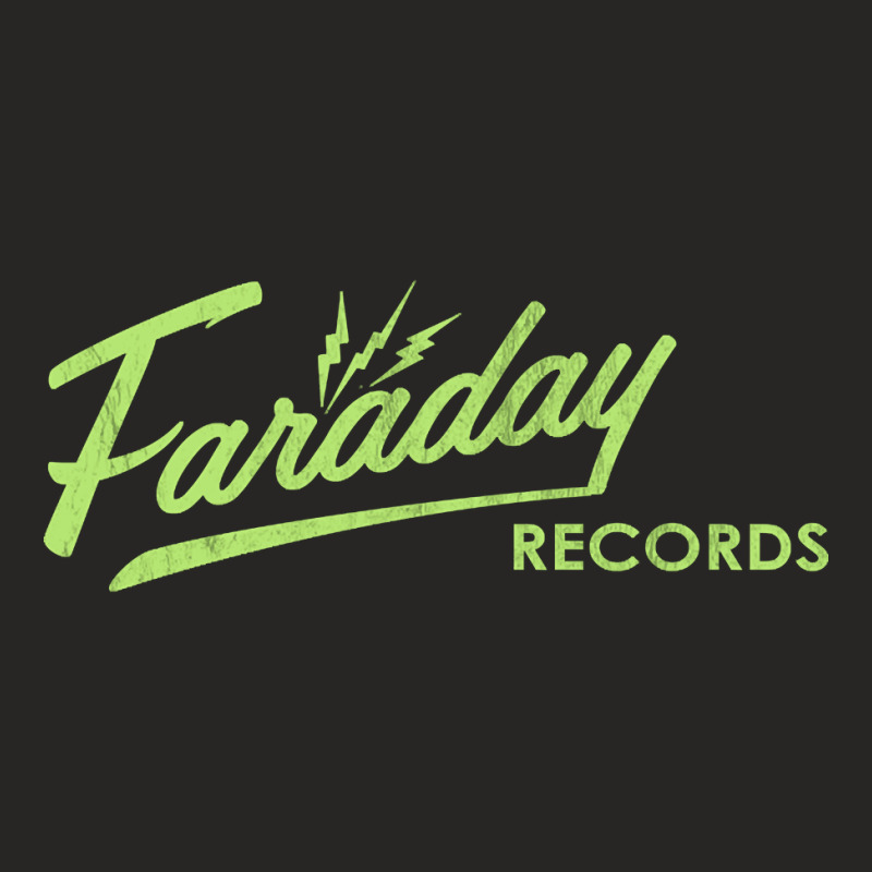 Faraday Records, Faraday Records Painting, Faraday Records Vintage, Fa Ladies Fitted T-Shirt by SHOPTRREU5 | Artistshot