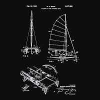 Catamaran Sailboat Patent Print, Catamaran Sailboat Patent, Catamaran, Crop Top | Artistshot