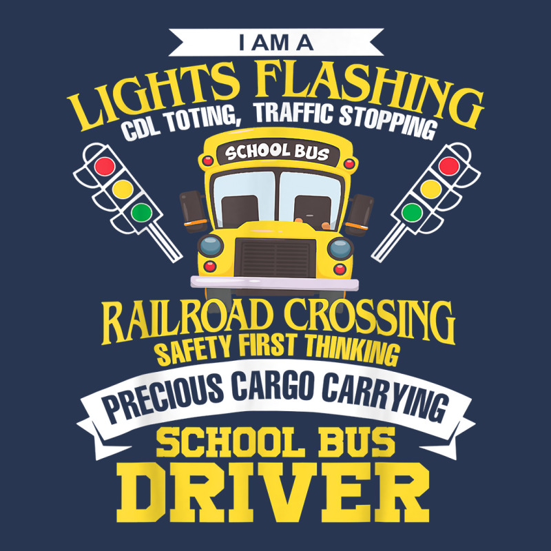 Im A School Bus Driver School Bus Driver Men Women Kids Gift Men Denim Jacket | Artistshot