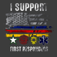 I Support First Responders, Police Firefighter Military Emt, I Support Men's Polo Shirt | Artistshot