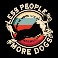 Less People More Dogs, Bernese Mountain Dog, Less People More Dogs Lov Youth Jogger | Artistshot