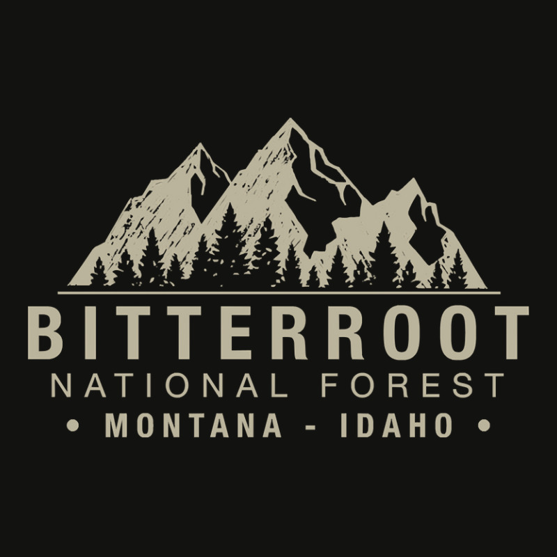 Bitterroot National Forest Montana Idaho Pullover Scorecard Crop Tee by badieu97 | Artistshot