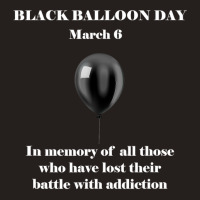 Black Balloon Day Overdose Awareness Addition T Tank Top | Artistshot