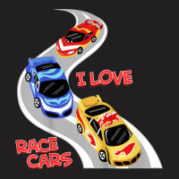 Kids I Love Race Cars Boy, Youth, Apparel Racing Driver T-shirt | Artistshot