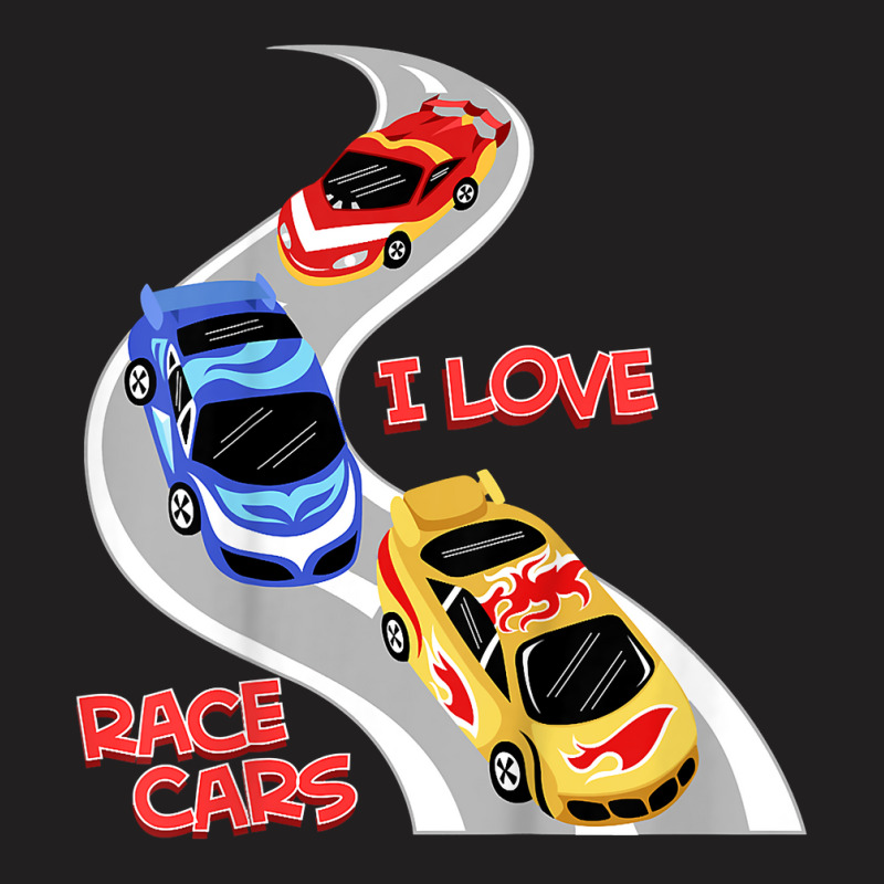 Kids I Love Race Cars Boy, Youth, Apparel Racing Driver T-shirt | Artistshot