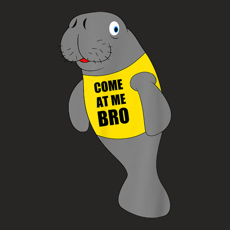 Manatee Novelty Come At Me Bro Colors Ladies Fitted T-Shirt by LaticiaSandgren | Artistshot