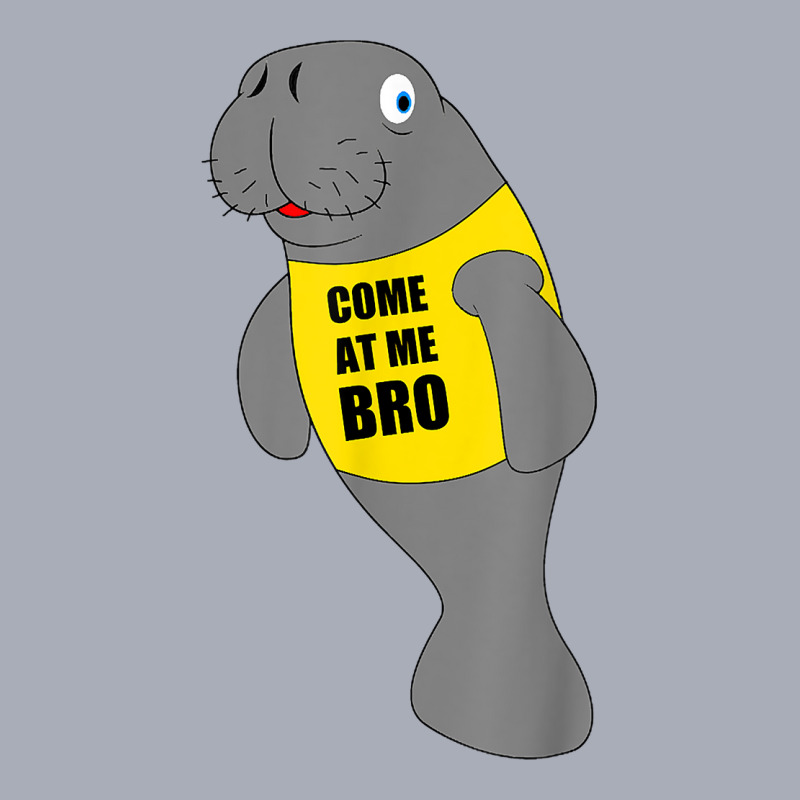 Manatee Novelty Come At Me Bro Colors Tank Dress by LaticiaSandgren | Artistshot