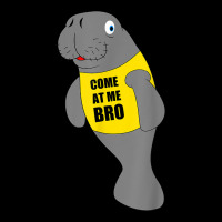 Manatee Novelty Come At Me Bro Colors Cropped Sweater | Artistshot