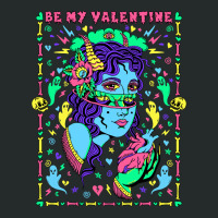 Be My Valentine, Be My Valentine Art, Valentines Day, Romantic, Funny  Women's Triblend Scoop T-shirt | Artistshot