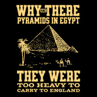 Why Are There Pyramids In Egypt They Were Too Heavy To Carry To Englan Cropped Hoodie | Artistshot